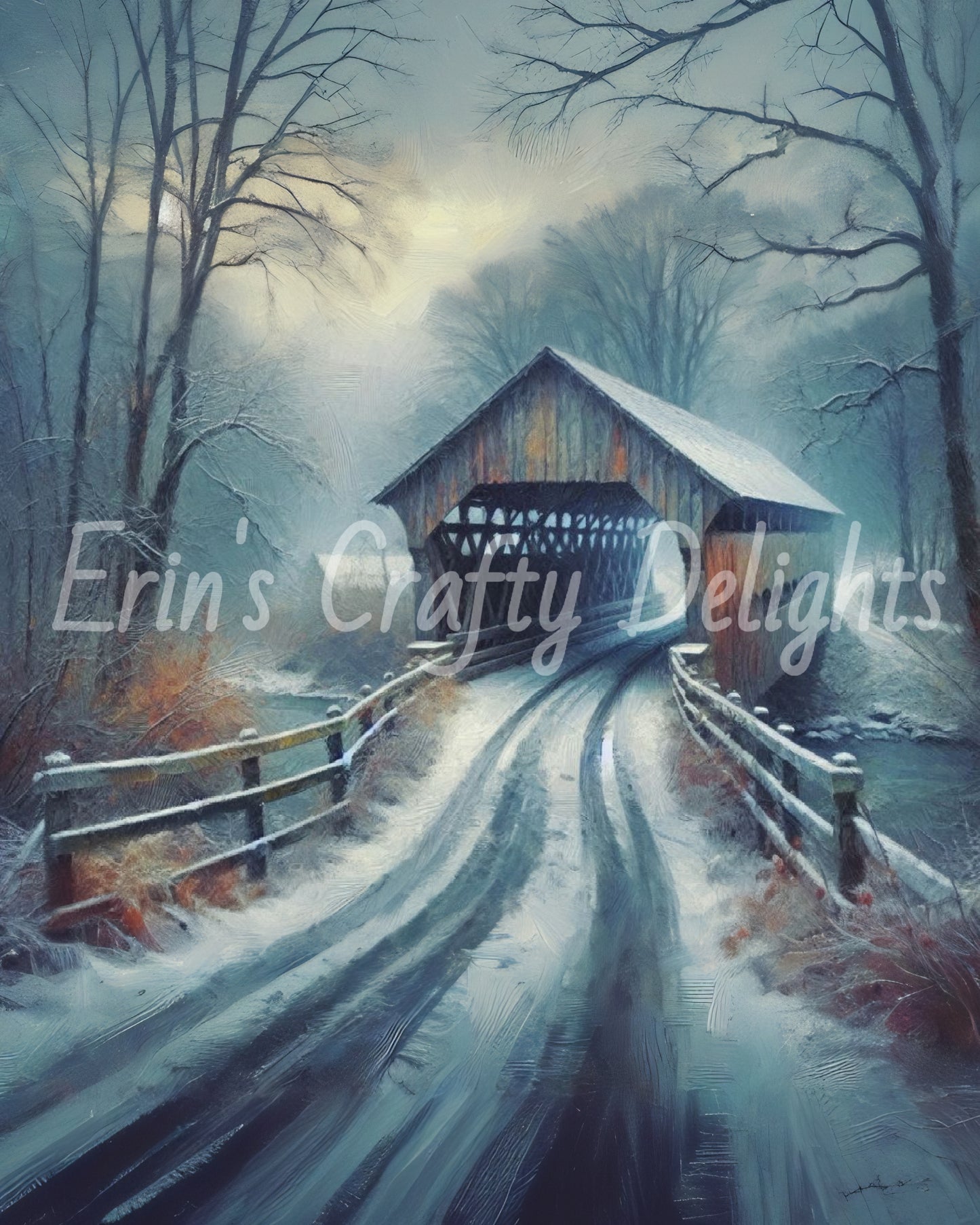 1 Covered Bridge in Winter