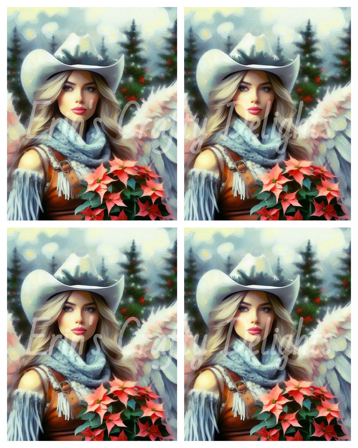 1 Cowgirl Christmas Angel