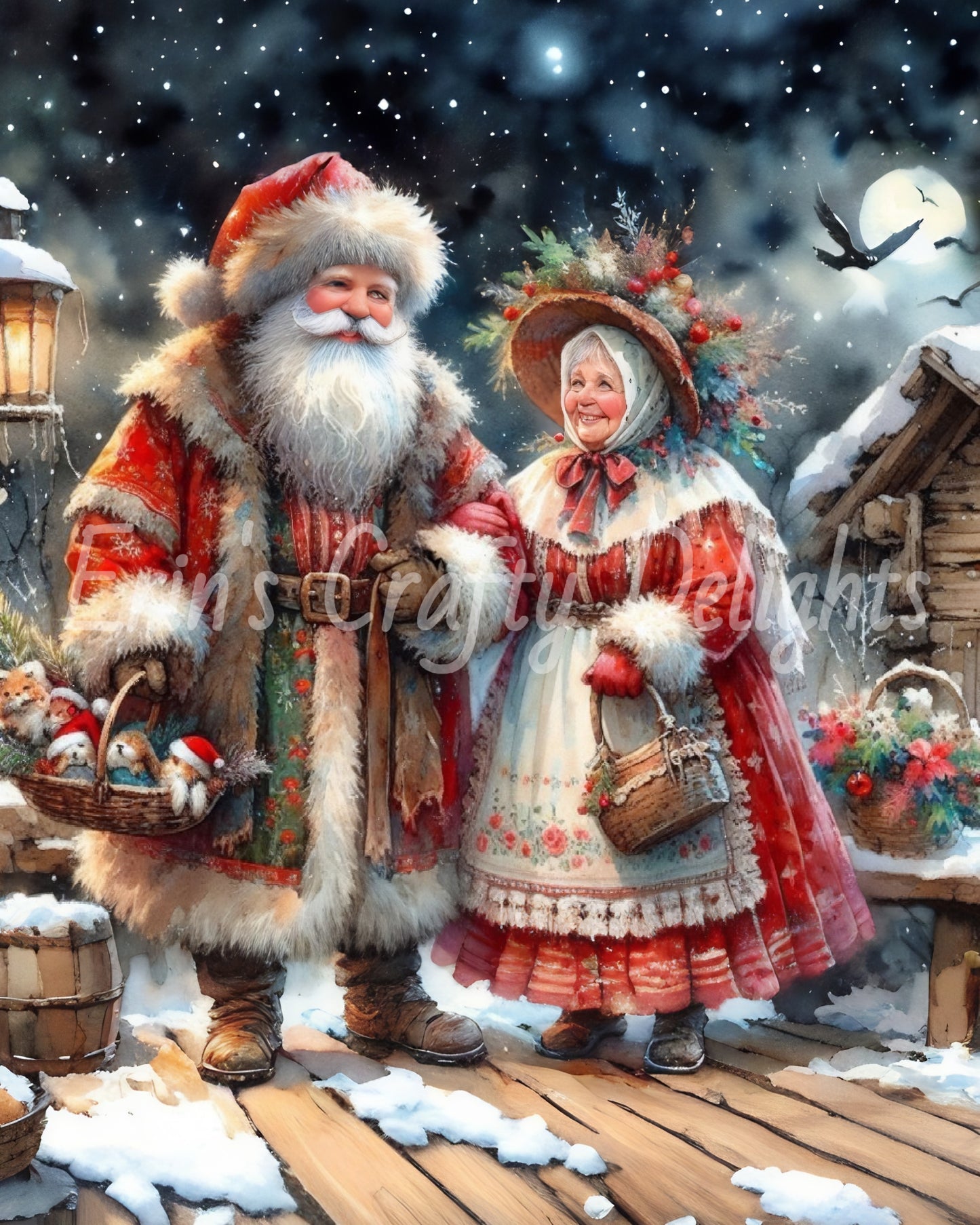 1 Cute Mr & Mrs Claus