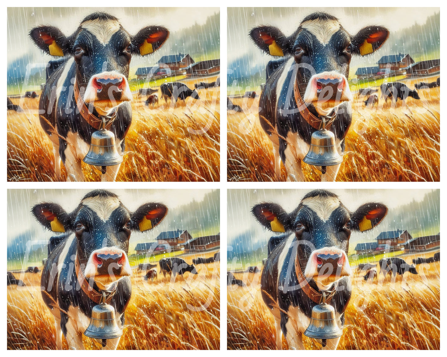 1 Fall Cow in Rain