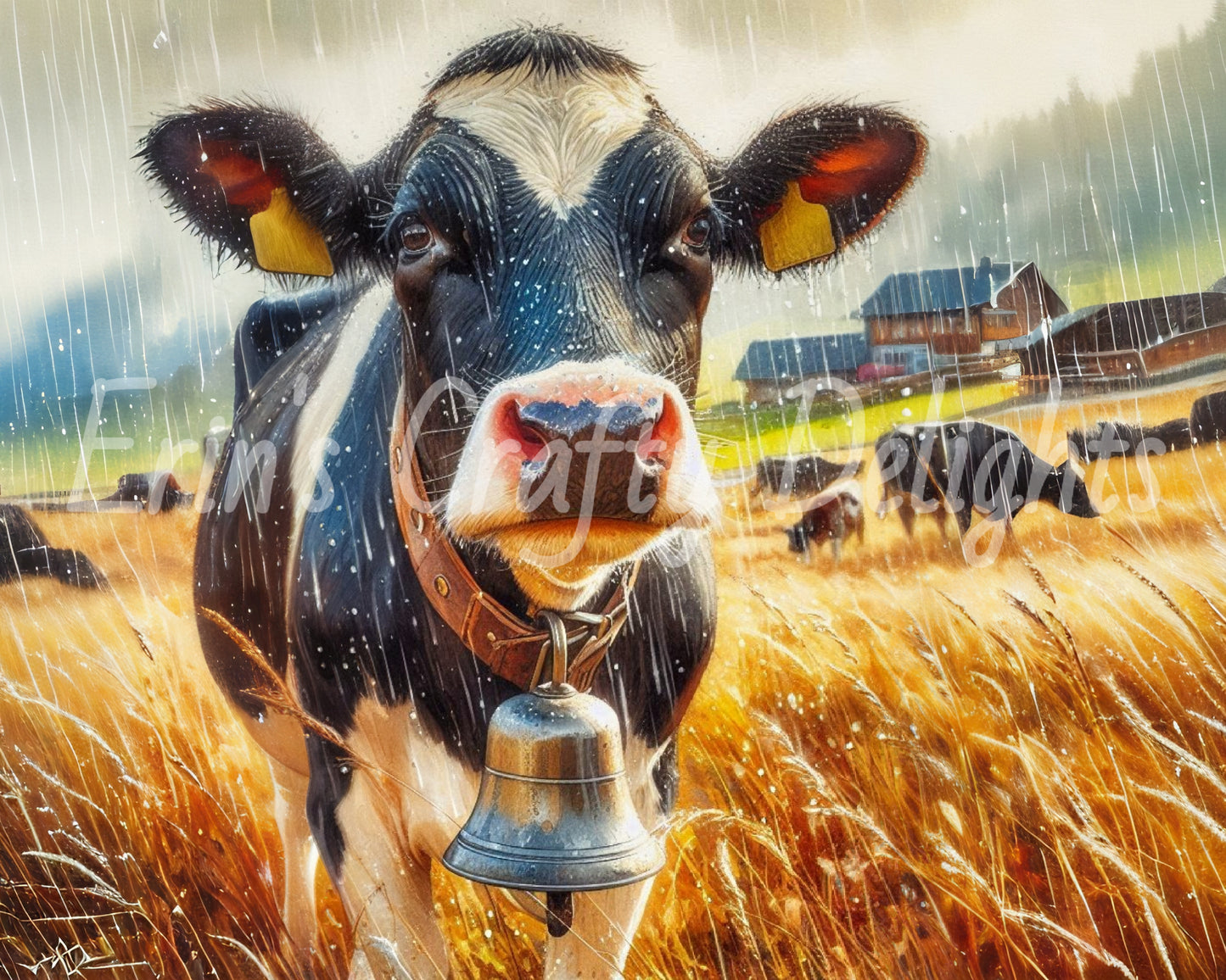 1 Fall Cow in Rain