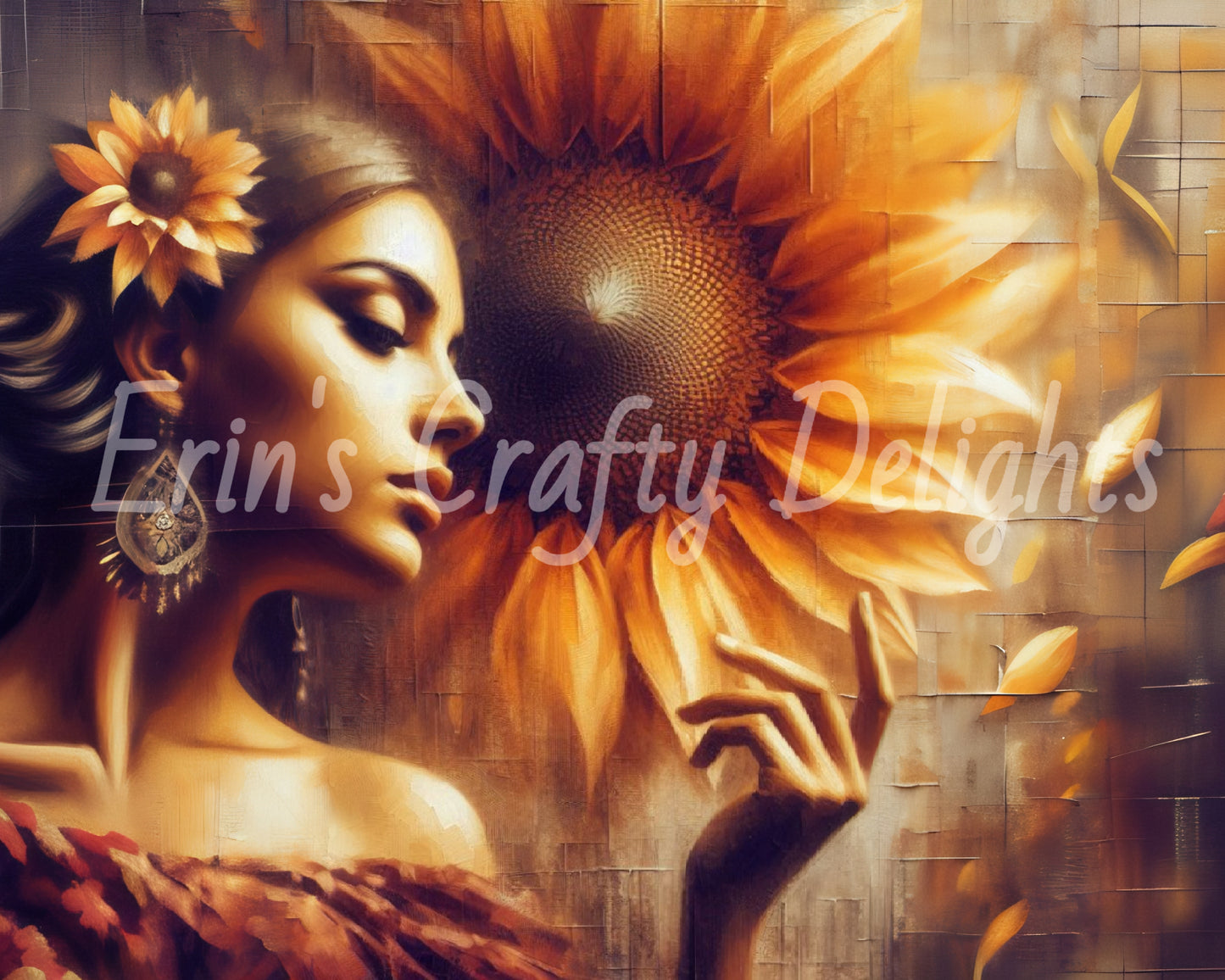 1 MS Poetic Sunflower Mix Size Printable Set
