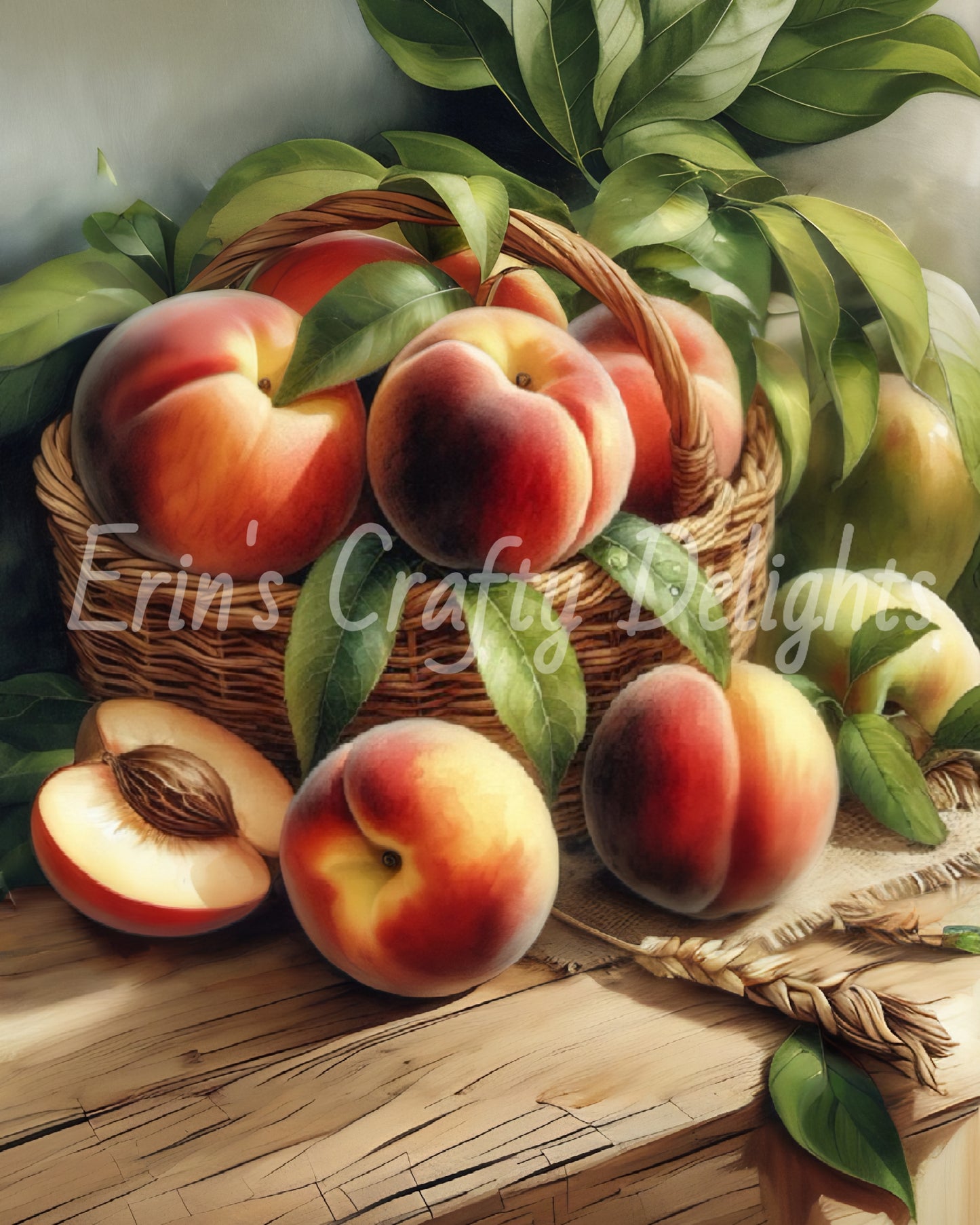 1 Rustic Peaches