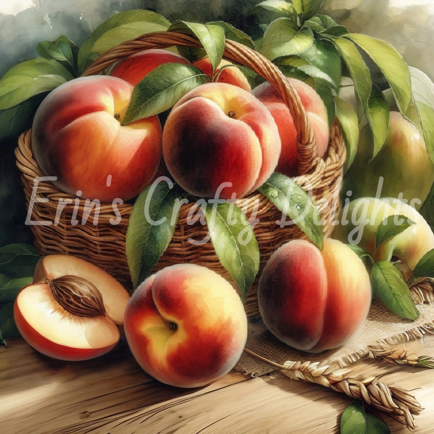 1 Rustic Peaches
