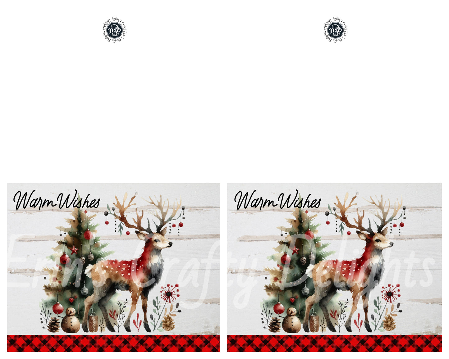 1 Warm Winter's Wishes Christmas Card