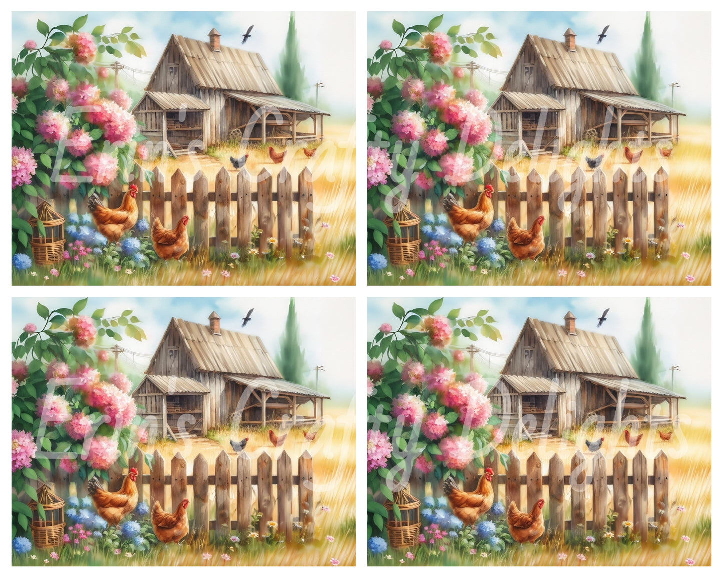 1 Chicken Coop & Nesting Boxes