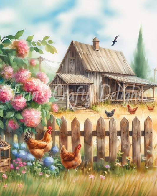 1 Chicken Coop & Nesting Boxes