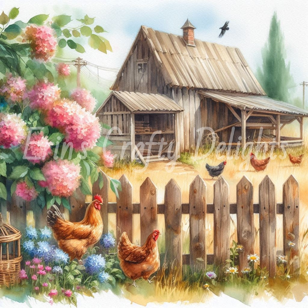 1 Chicken Coop & Nesting Boxes