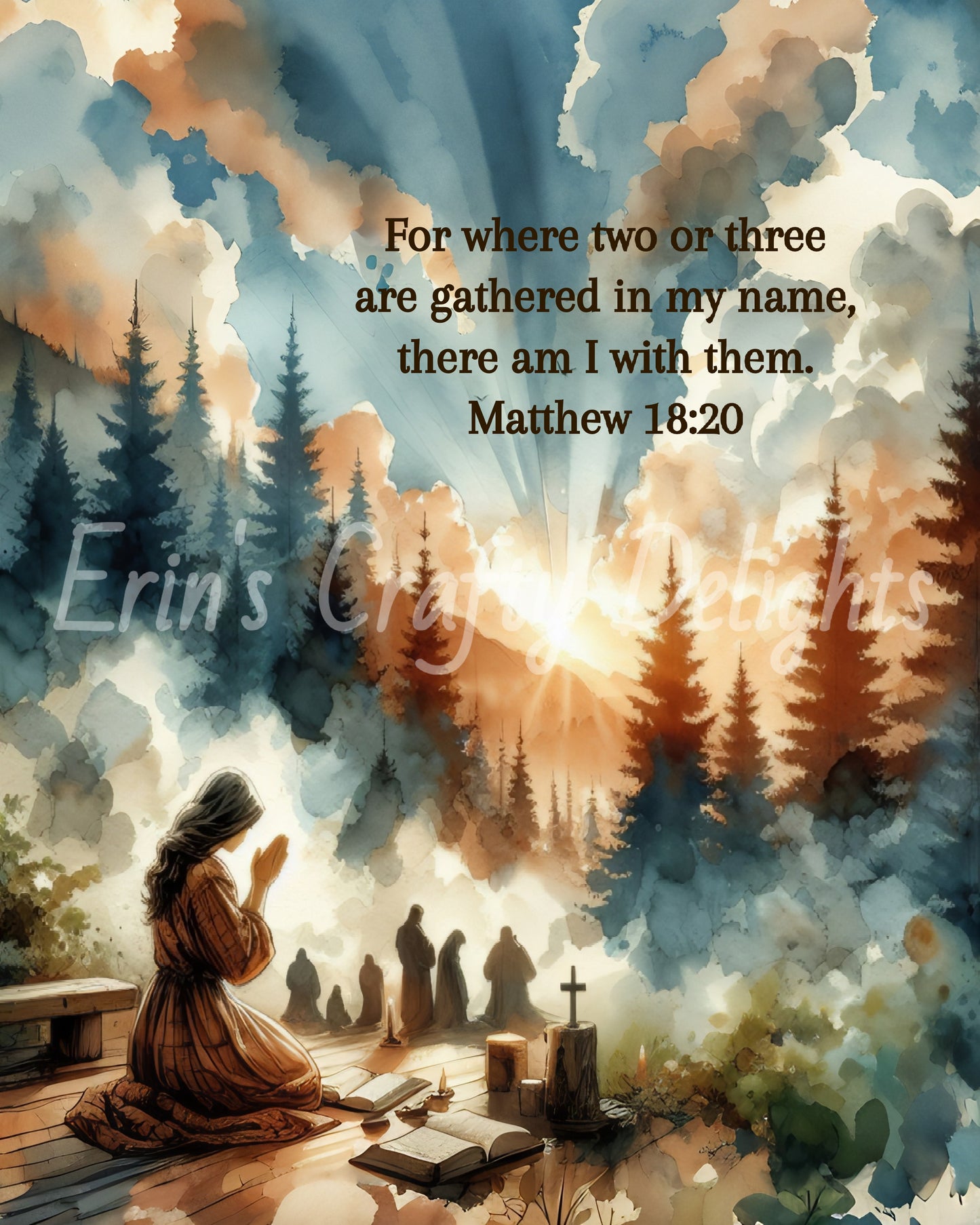Inspirational Where Two or More are Gathered Set