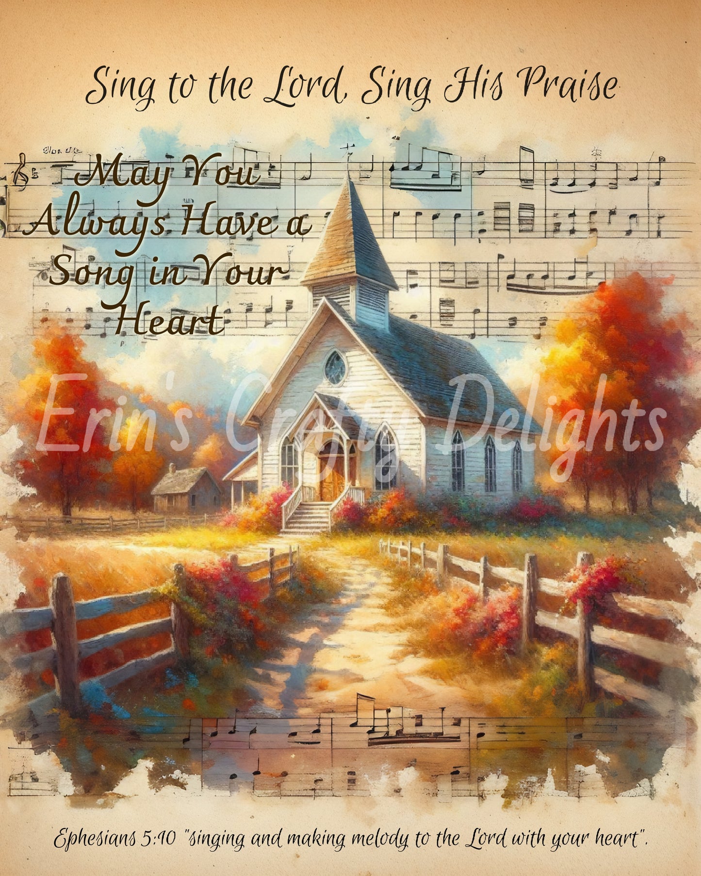 Inspirational Autumn Sonata Church Set