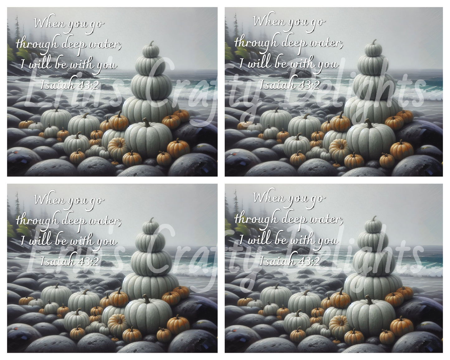Inspirational Pumpkin Shores Set