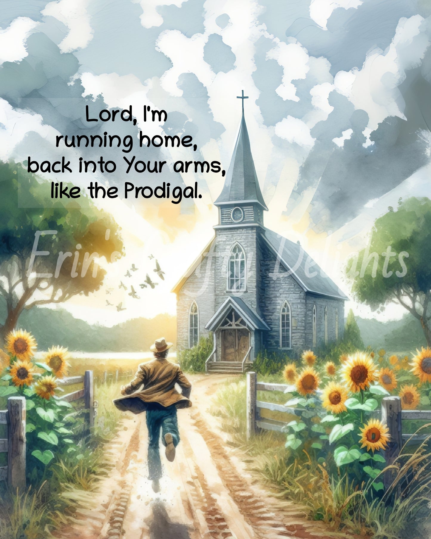 Inspirational Running Home Like the Prodigal Set