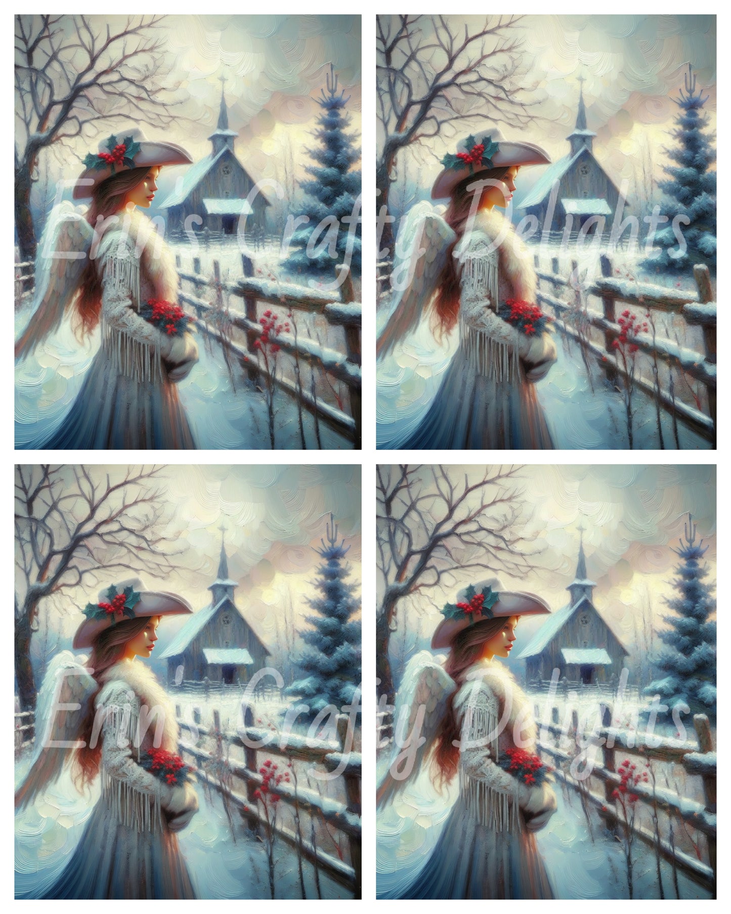 10 Cowgirl Christmas Angel