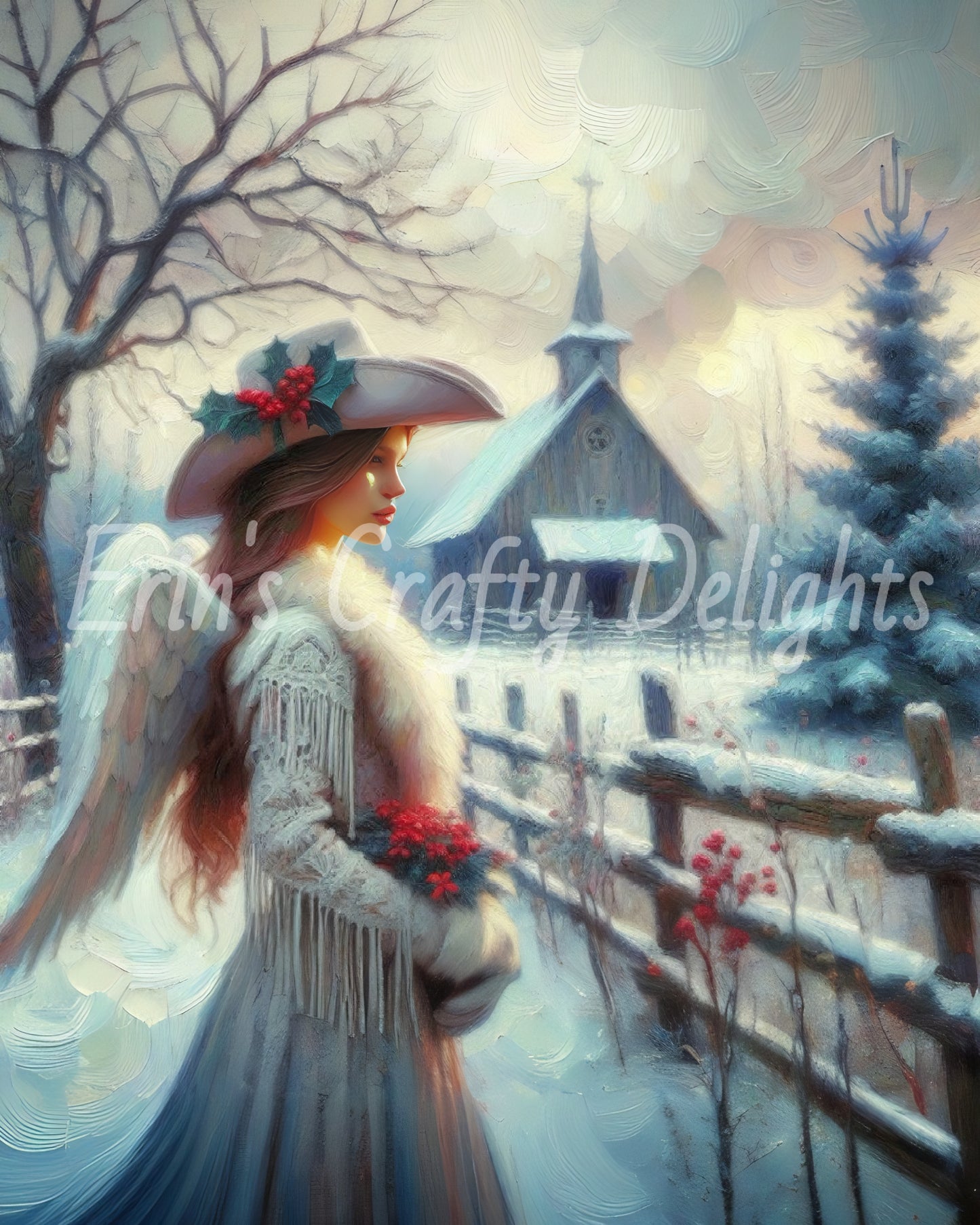 10 Cowgirl Christmas Angel