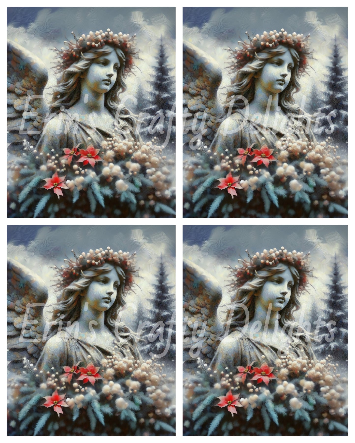 10 Stone Christmas Angel