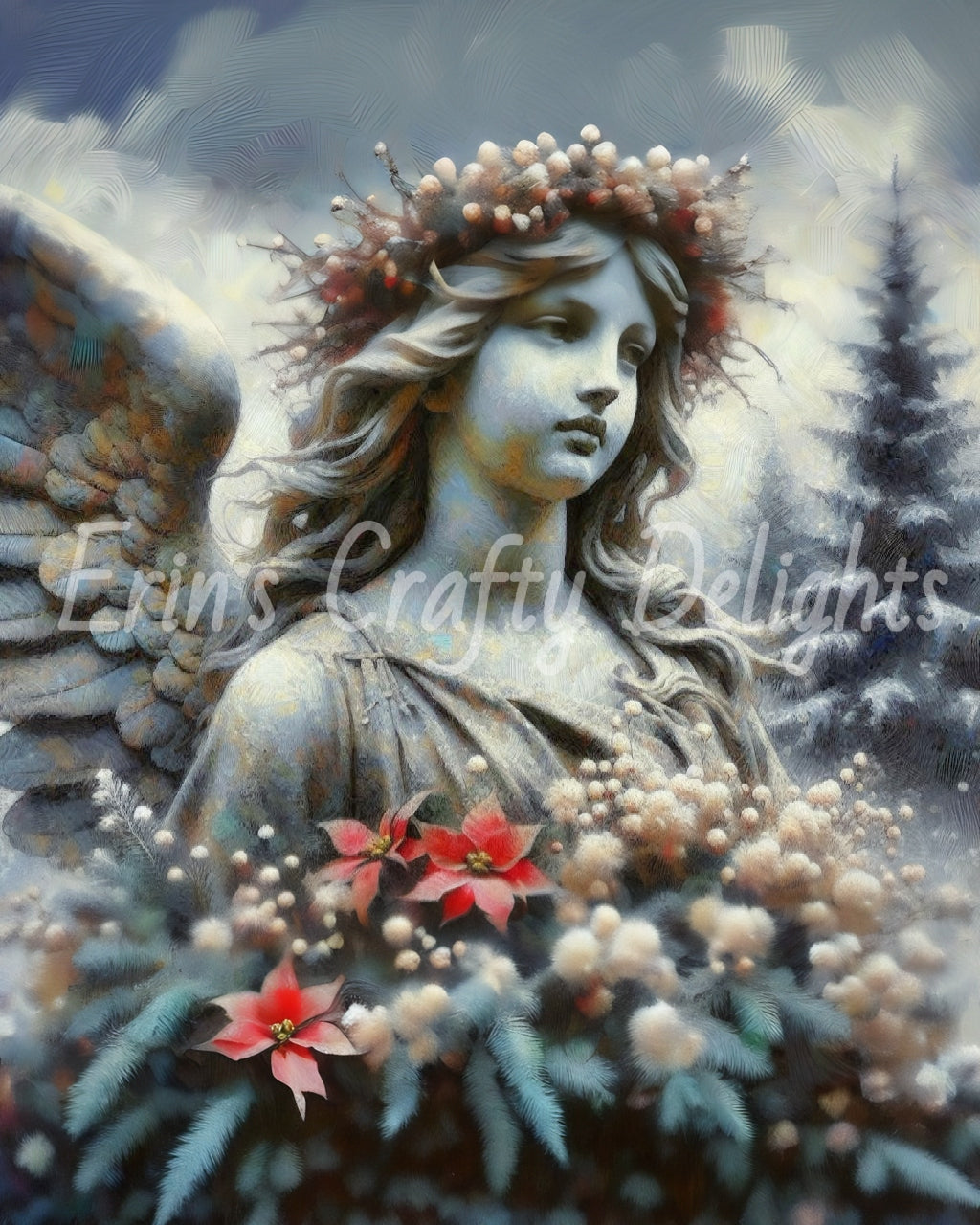 10 Stone Christmas Angel