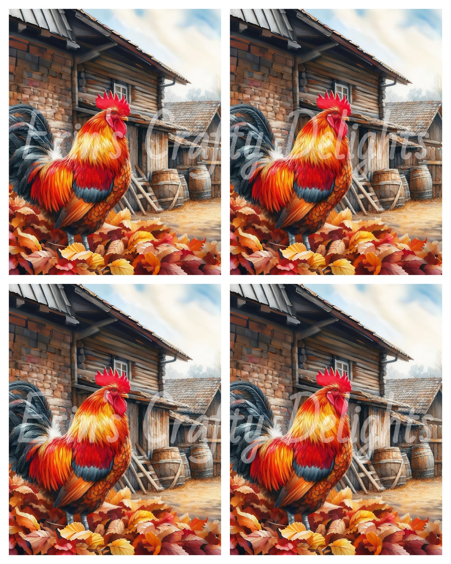 10 Fall Rooster