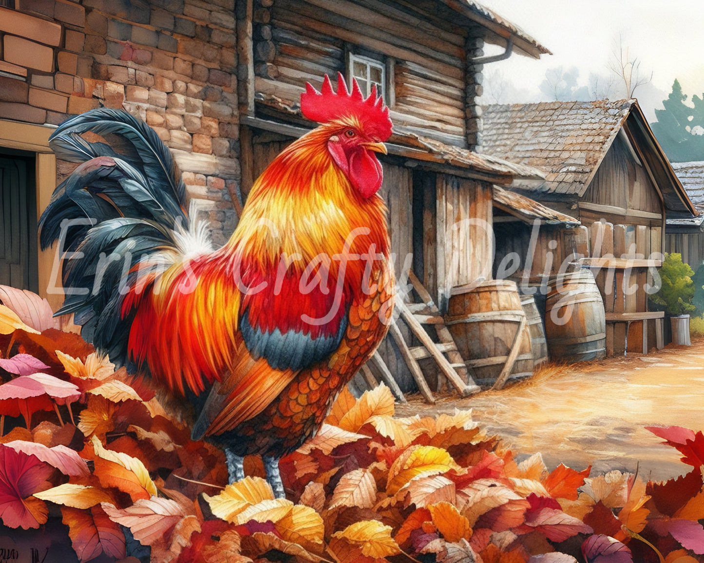 10 Fall Rooster