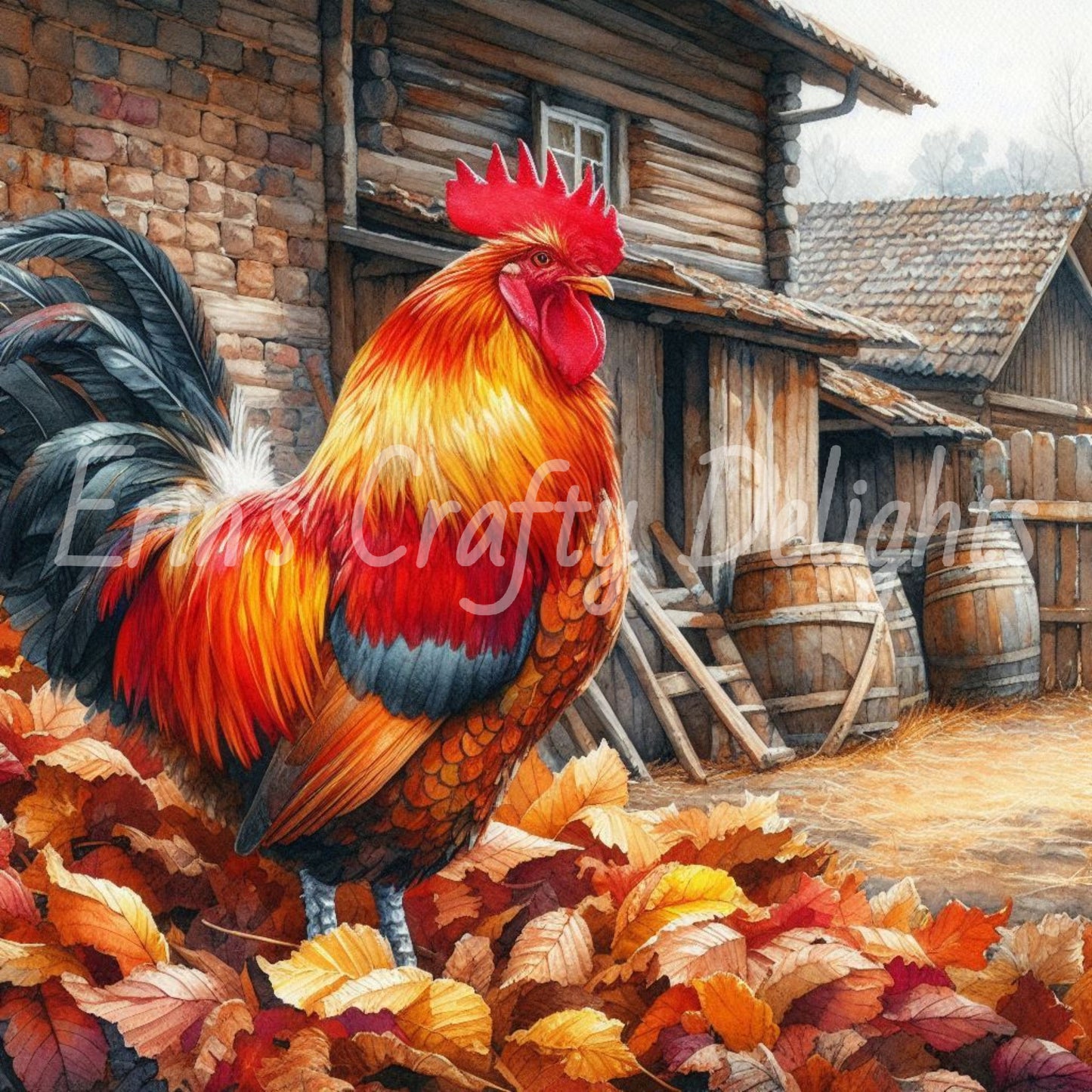 10 Fall Rooster