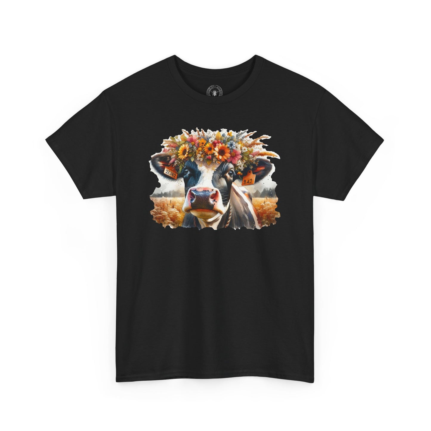 Happy Fall Y'all Cow Unisex Heavy Cotton Tee