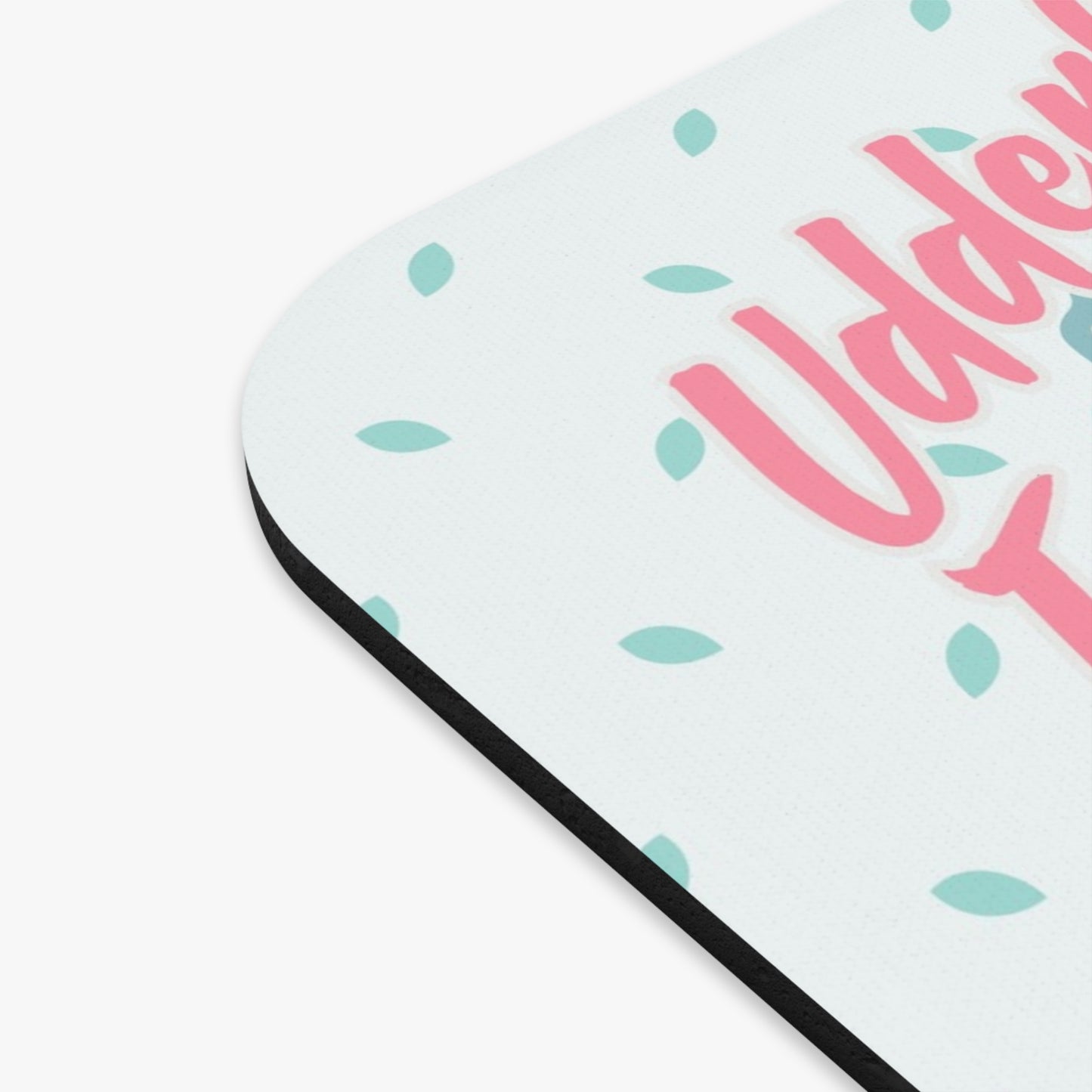 Mouse Pad - Udderly Fabulous! Dressed Up Brown Cow Design