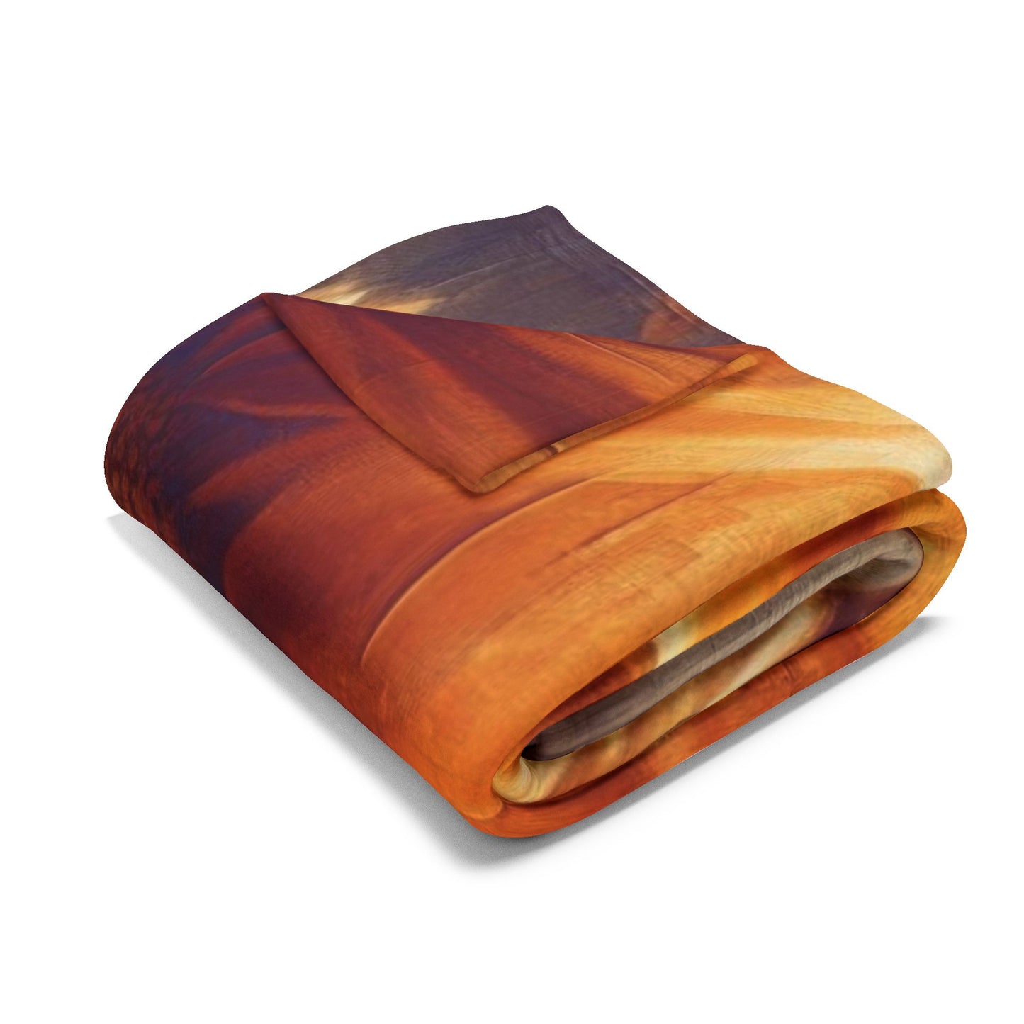 Fleece Blanket - Poetic Sunflower Design