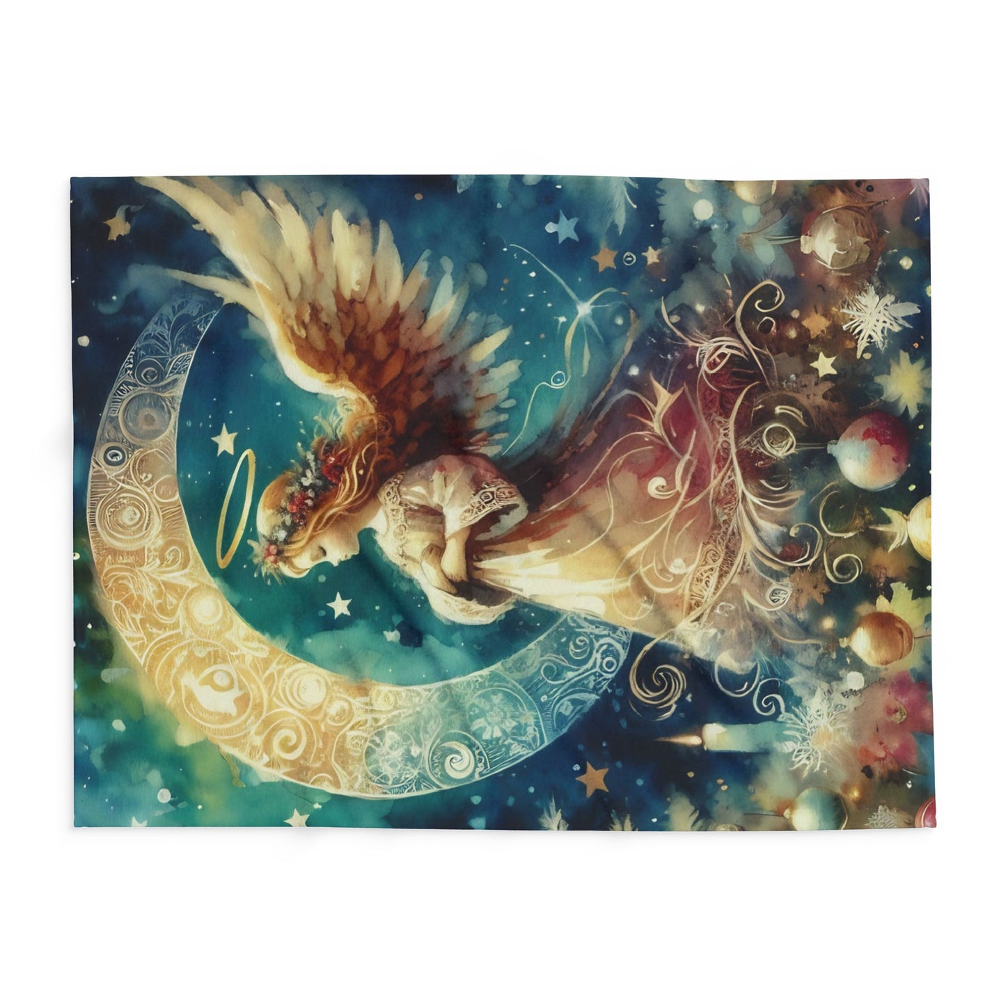 Fleece Blanket Winter Dream Angel