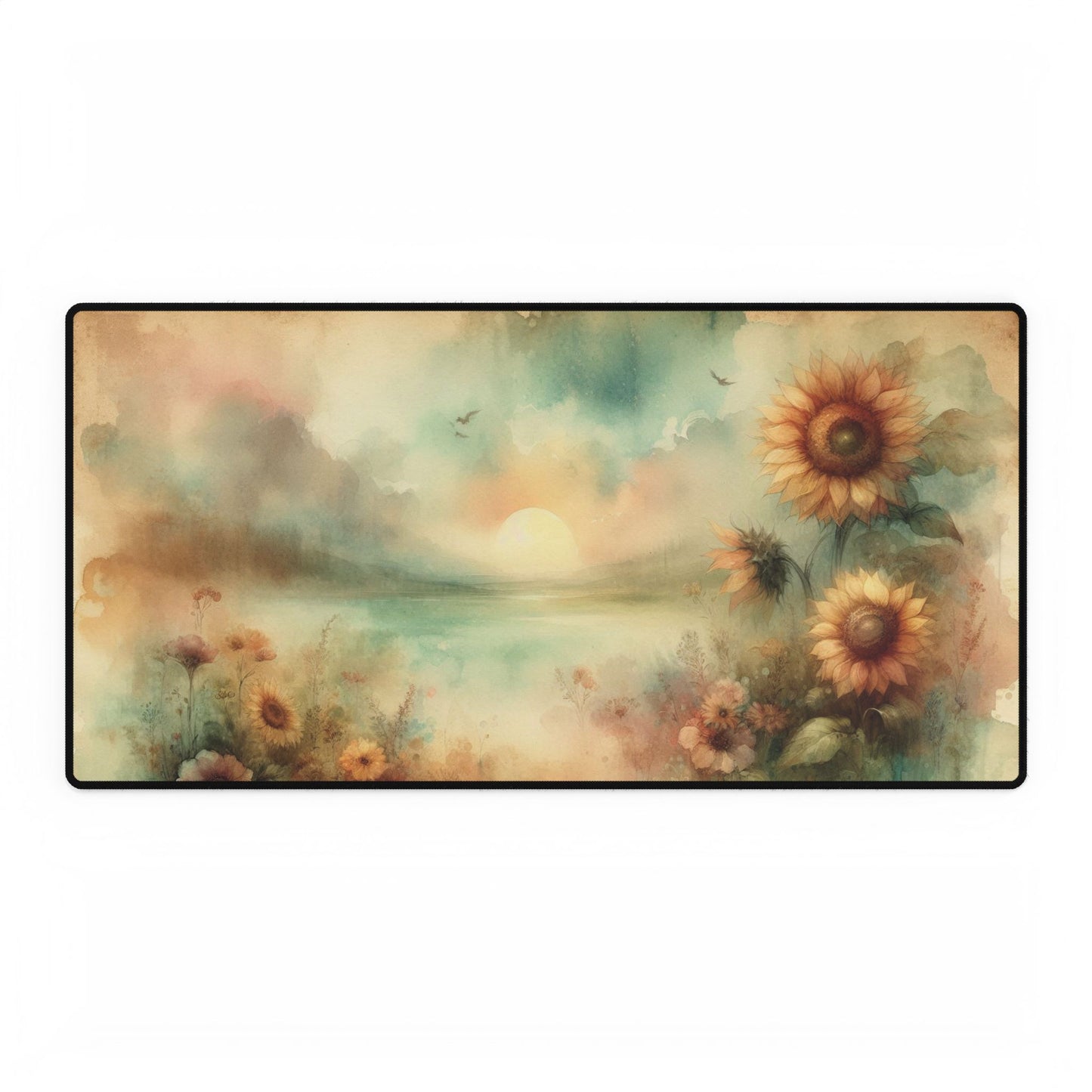 Desk Mat - Summer Sunflowers