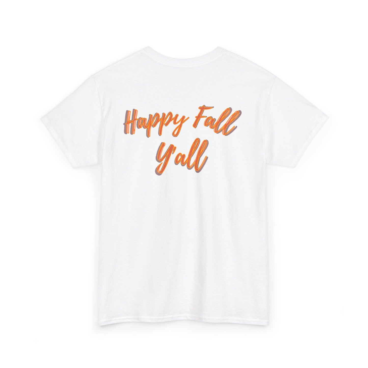 Happy Fall Y'all Cow Unisex Heavy Cotton Tee