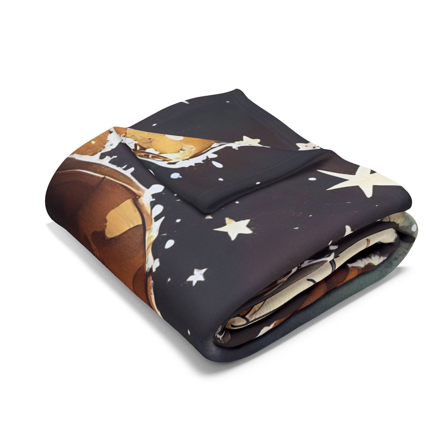 Fleece Blanket Cowboy Snowman Christmas Gift