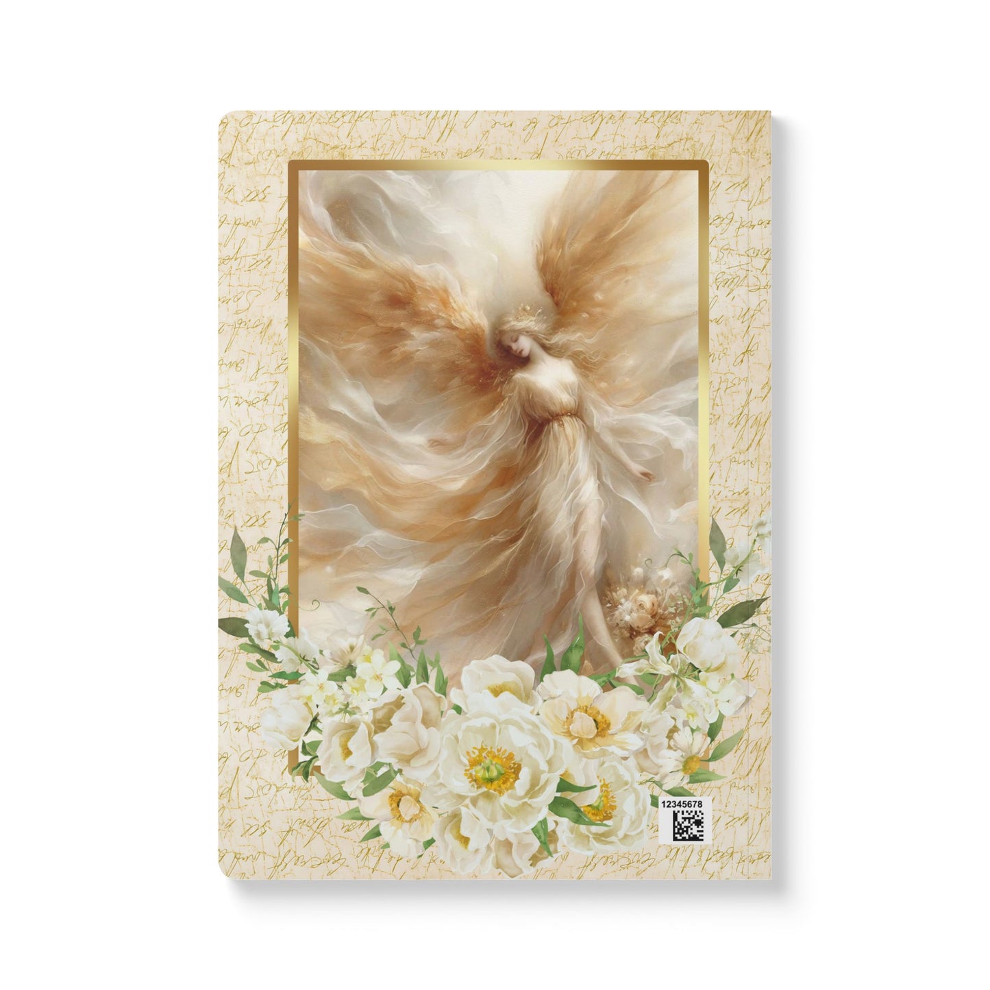 Soft Journal with Inside Prints - Golden Angels of Gratitude
