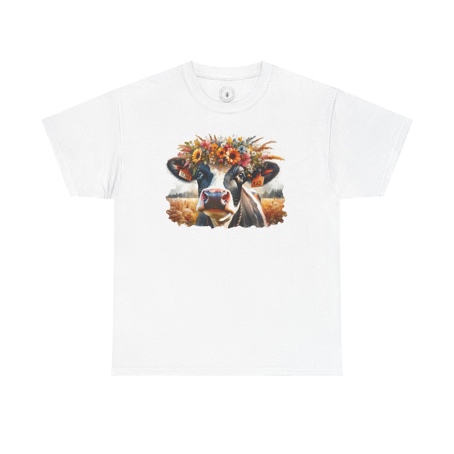 Happy Fall Y'all Cow Unisex Heavy Cotton Tee