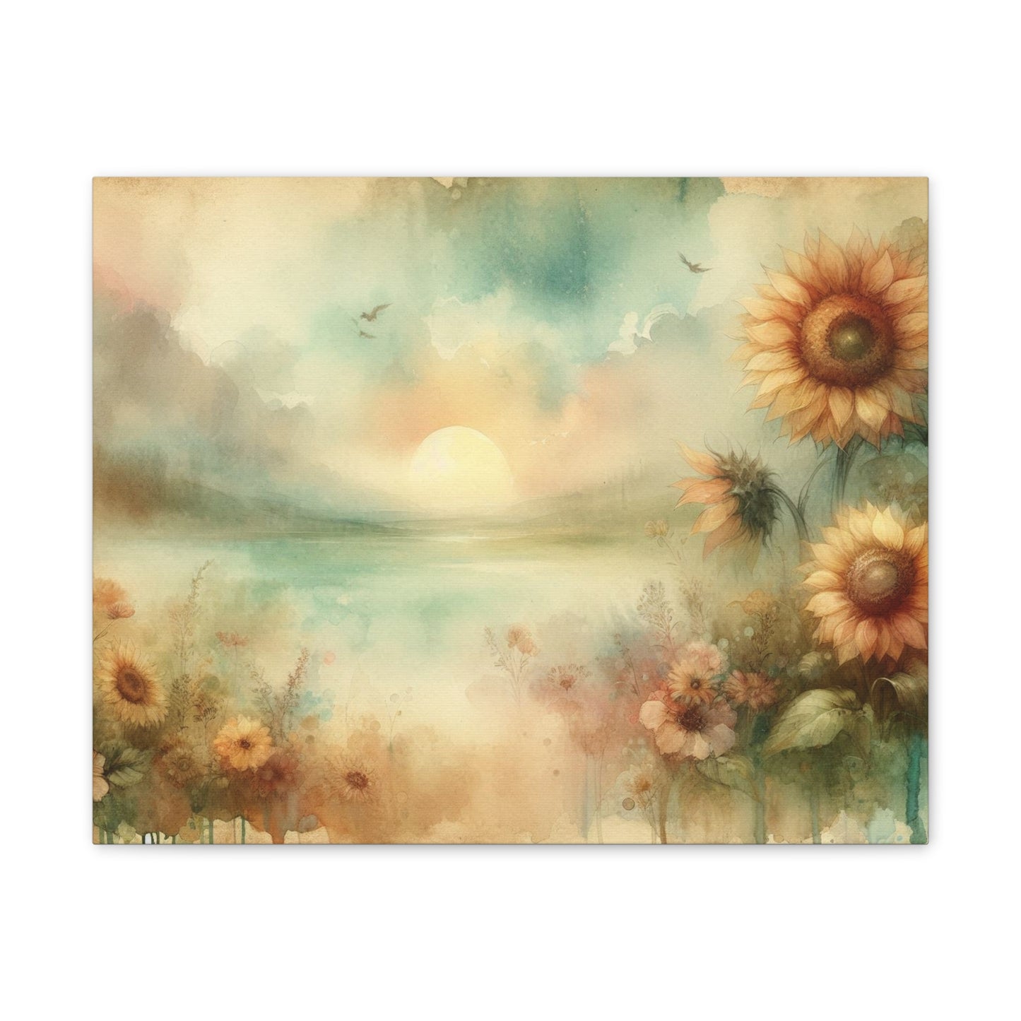 Endless Summer Sunflowers Canvas Stretched, 0 75" Wall Art - Endless Summer Sunflowers
