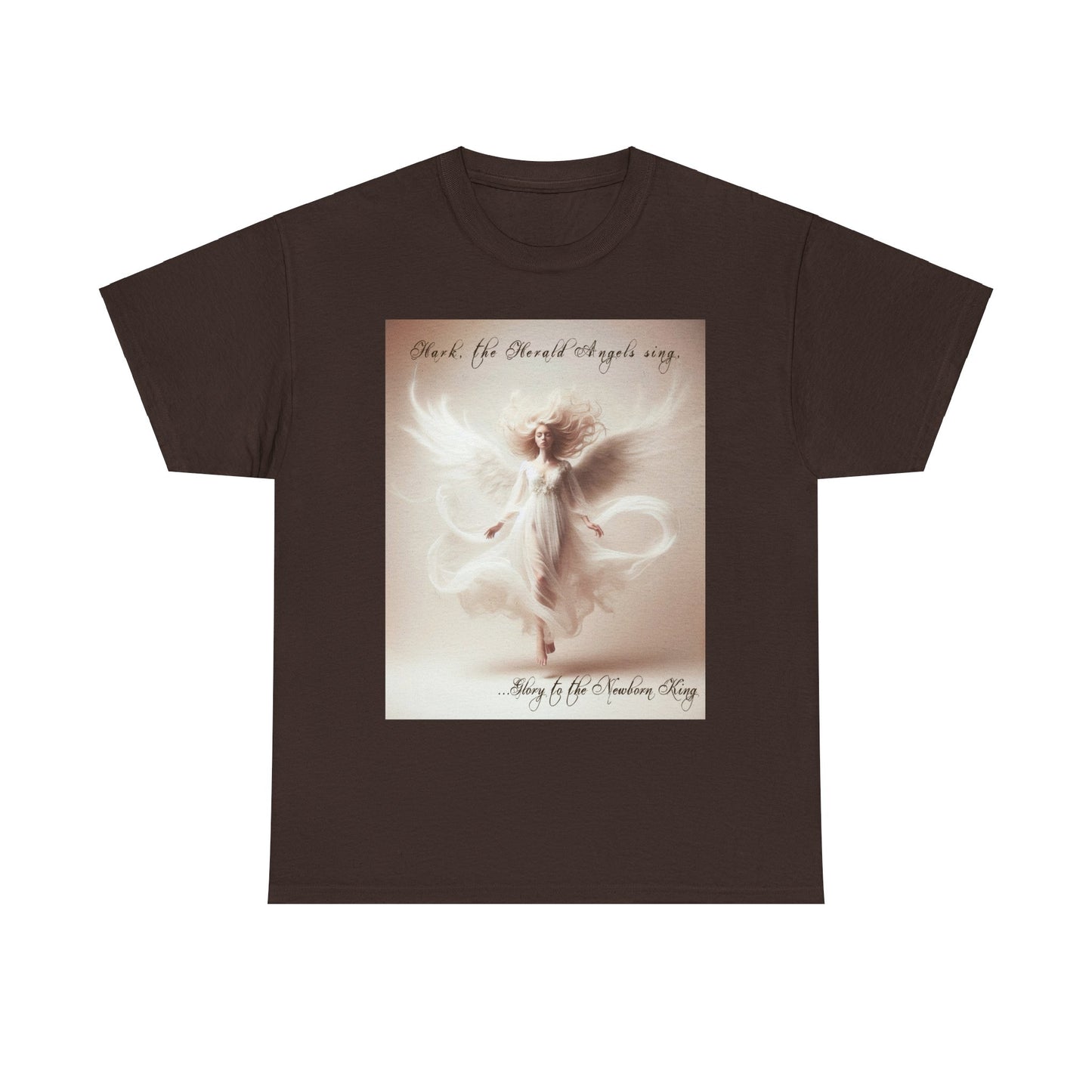 Christmas Angels We Have Heard On High Unisex Heavy Cotton Tee