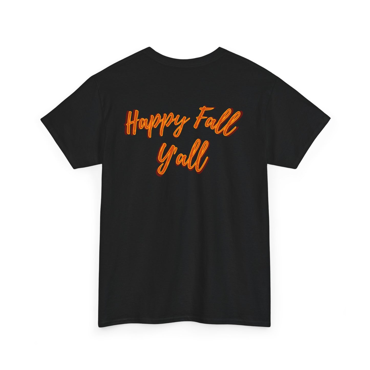 Happy Fall Y'all Cow Unisex Heavy Cotton Tee