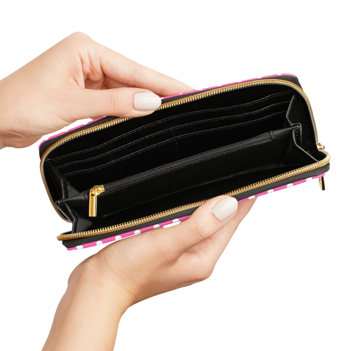 Zipper Wallet - Pucker Up Buttercup! Dressed up Cow Design