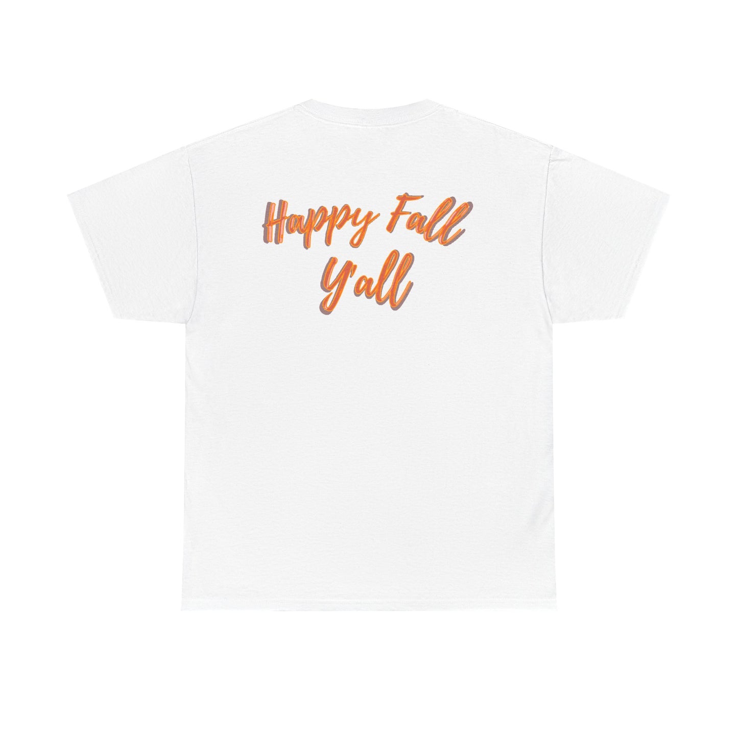 Happy Fall Y'all Cow Unisex Heavy Cotton Tee