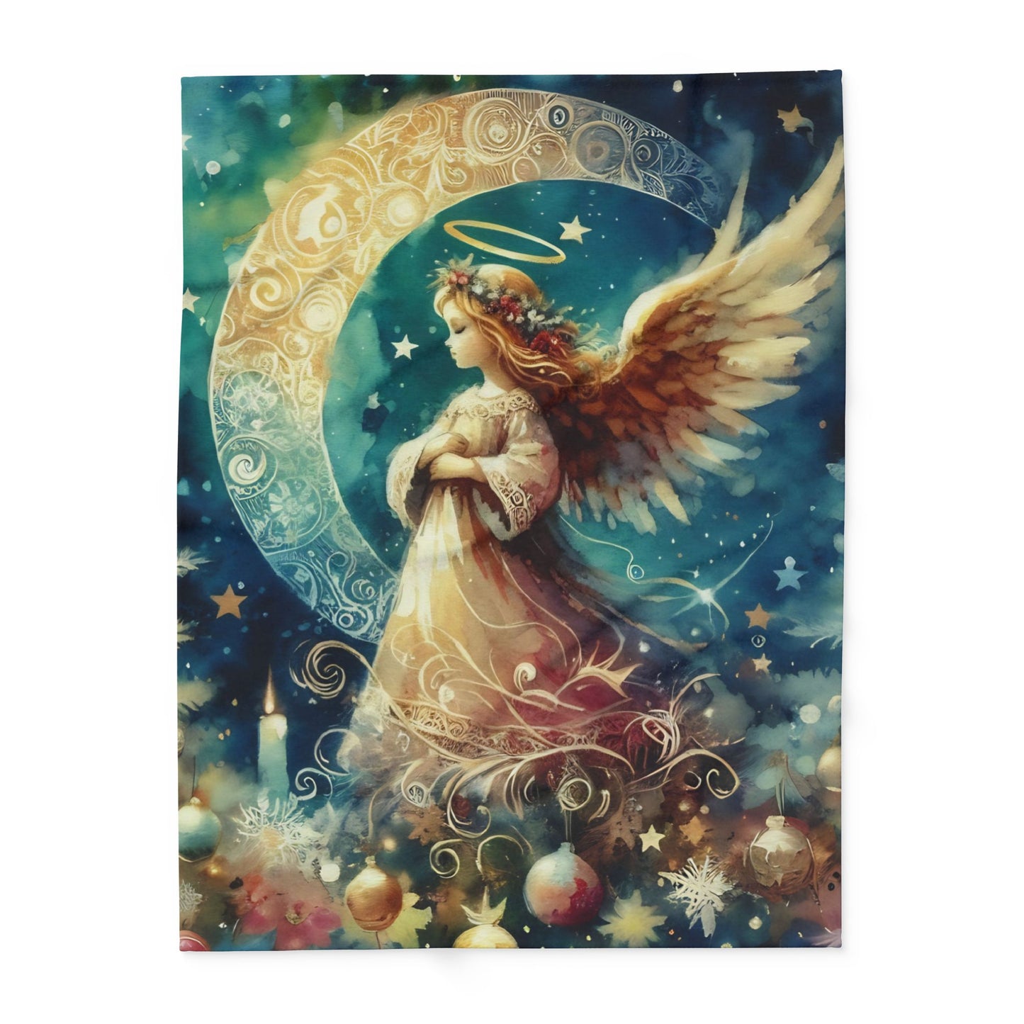 Fleece Blanket Winter Dream Angel