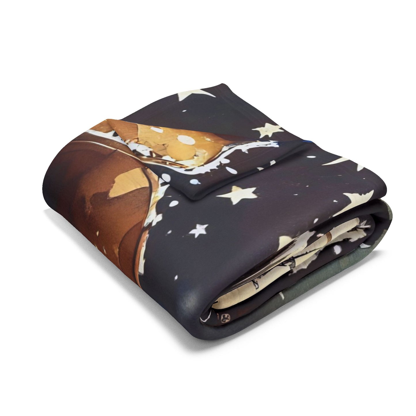Fleece Blanket Cowboy Snowman Christmas Gift