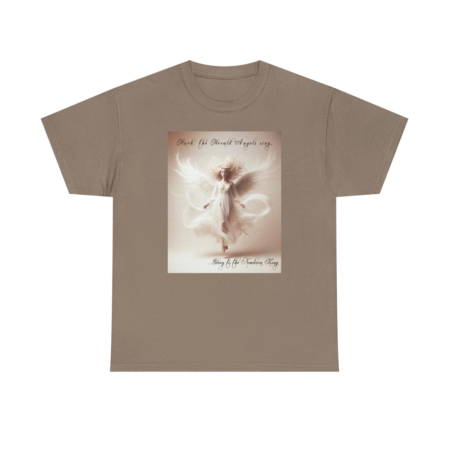 Christmas Angels We Have Heard On High Unisex Heavy Cotton Tee