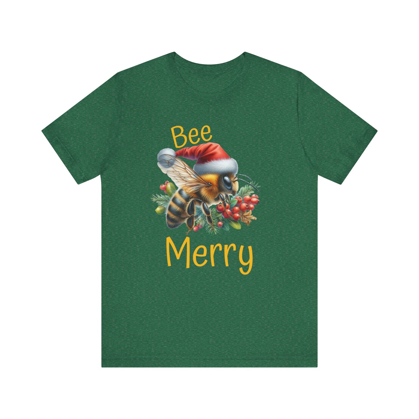 Christmas Bee Merry Unisex Tee