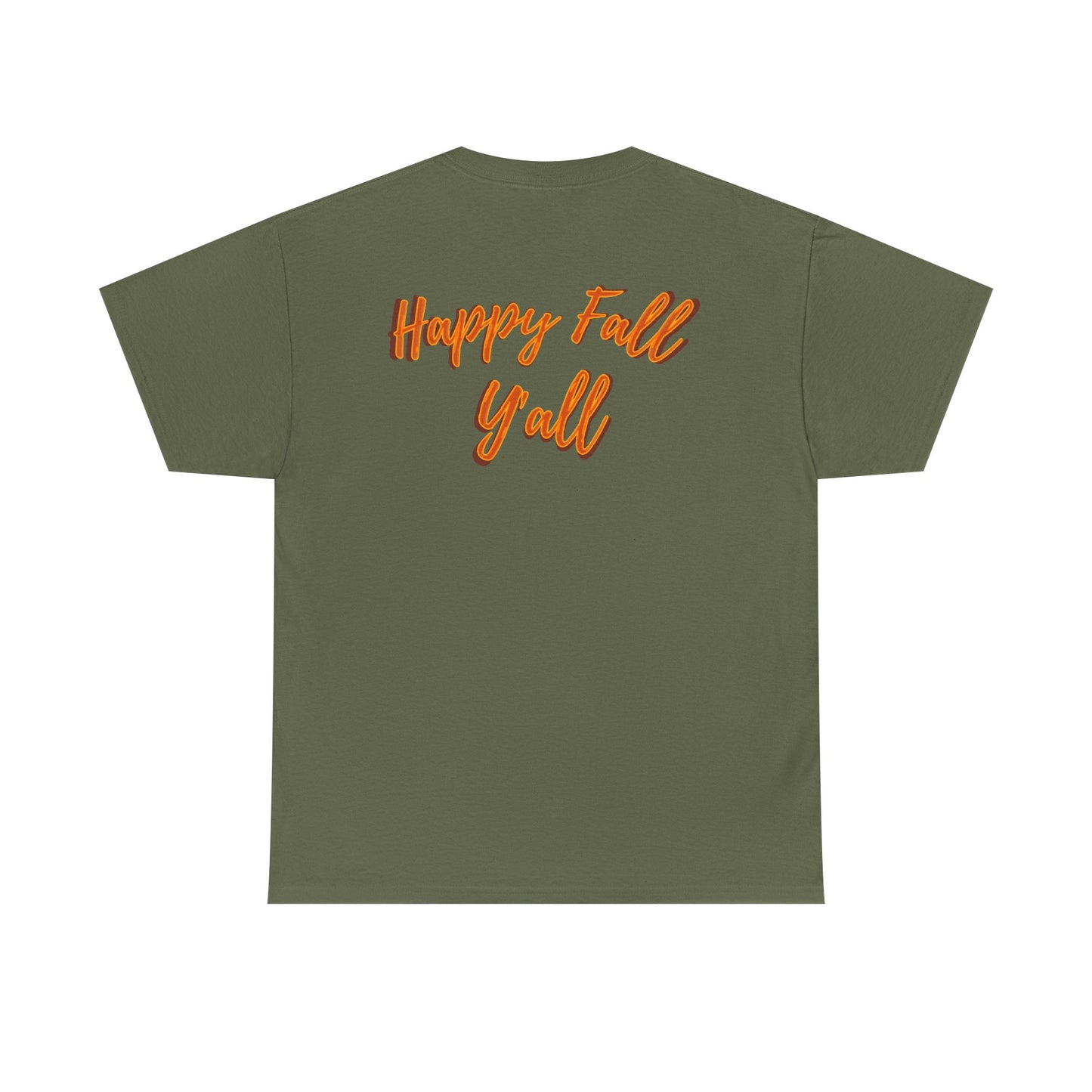 Happy Fall Y'all Cow Unisex Heavy Cotton Tee