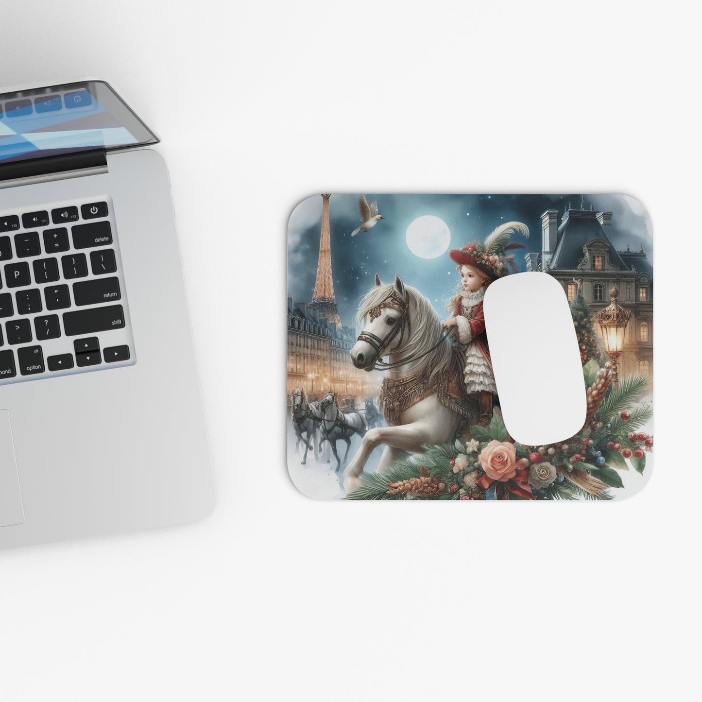 Christmas in Paris Mouse Pad (Rectangle)