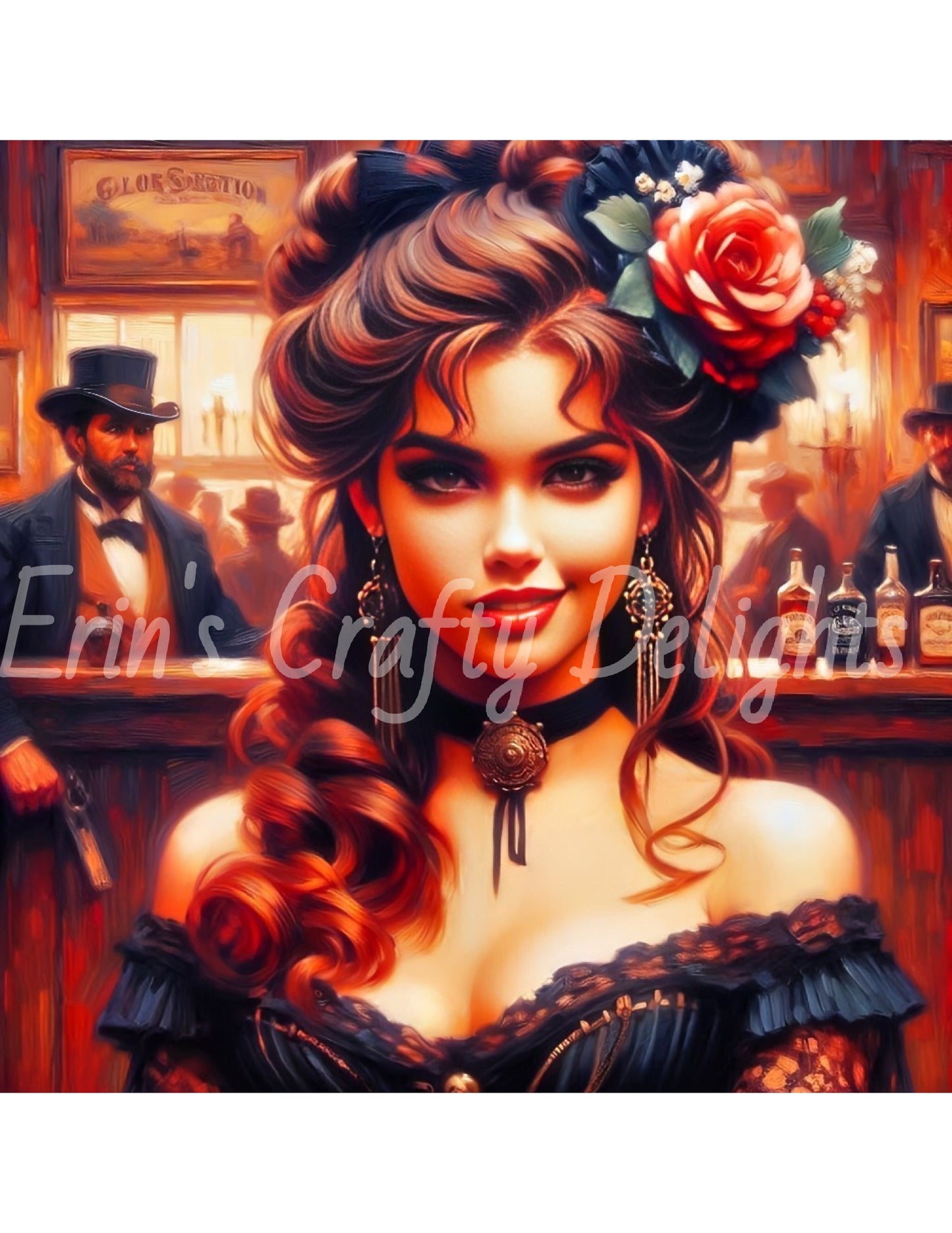 1887 Saloon Girl 12
