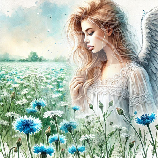 2 Sq Angel of Spring 8x8 Printable