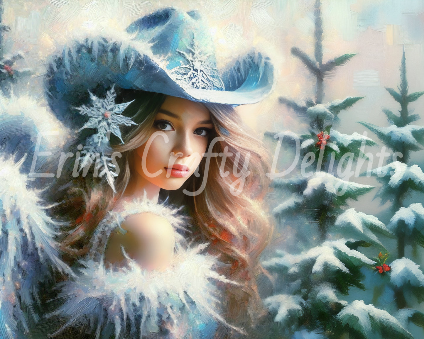 2 Cowgirl Christmas Angel