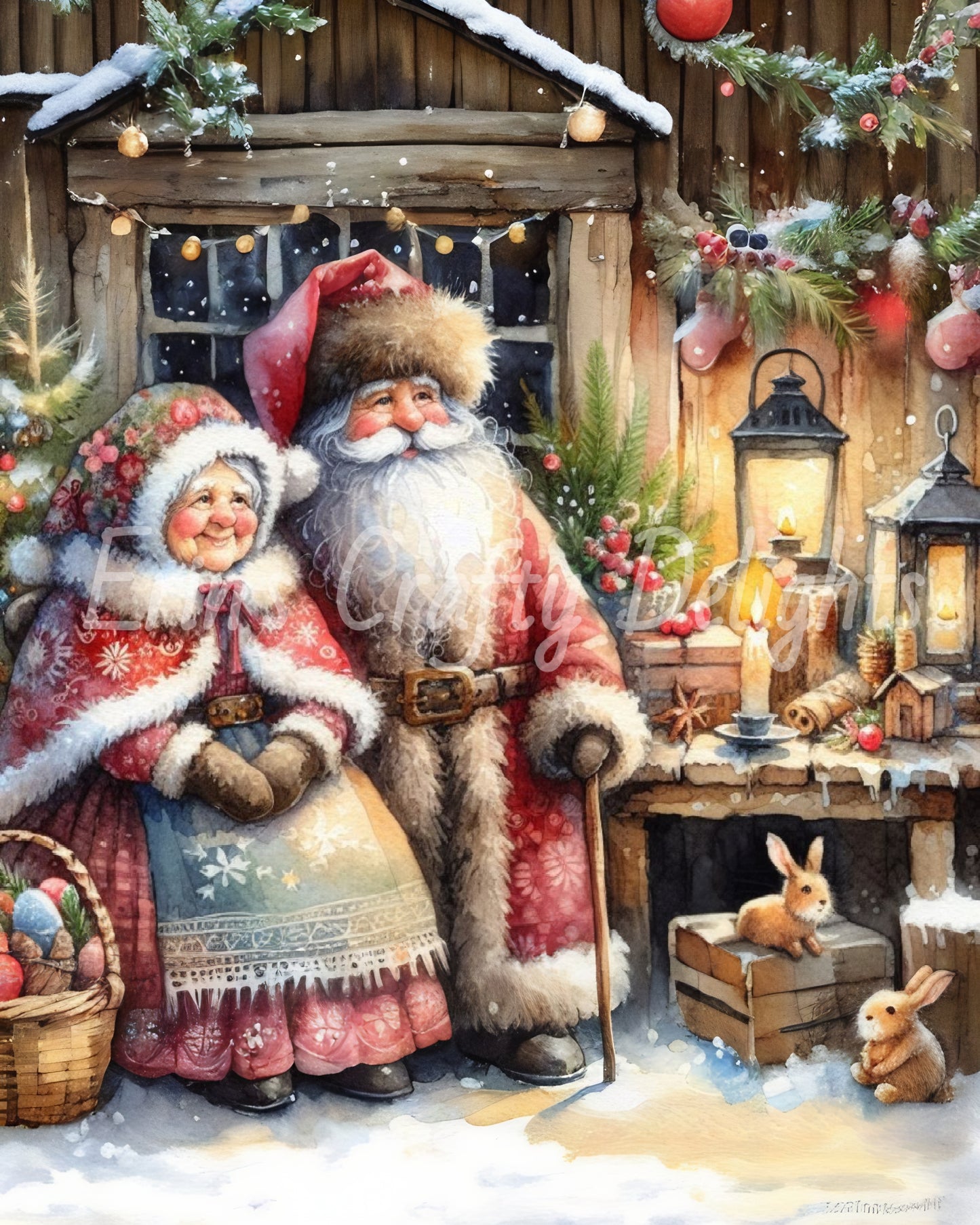 2 Cute Mr & Mrs Claus