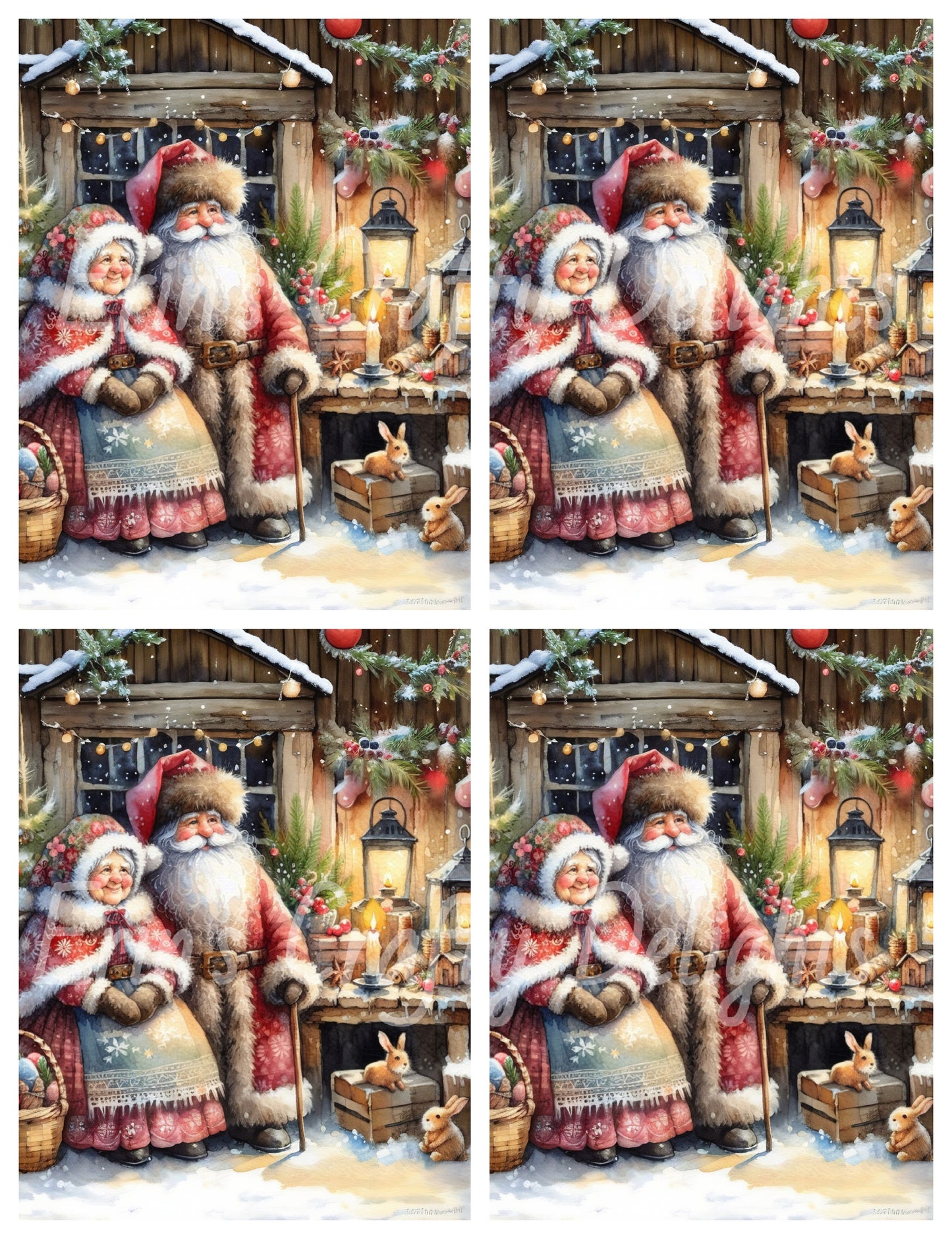 2 Cute Mr & Mrs Claus