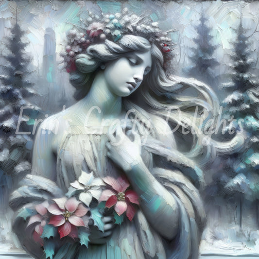 2 Frozen Mid-Winter Woman