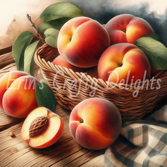 2 Rustic Peaches